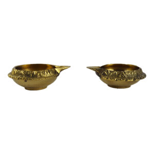 Brass Kubhera Diyas Small (1 pair)